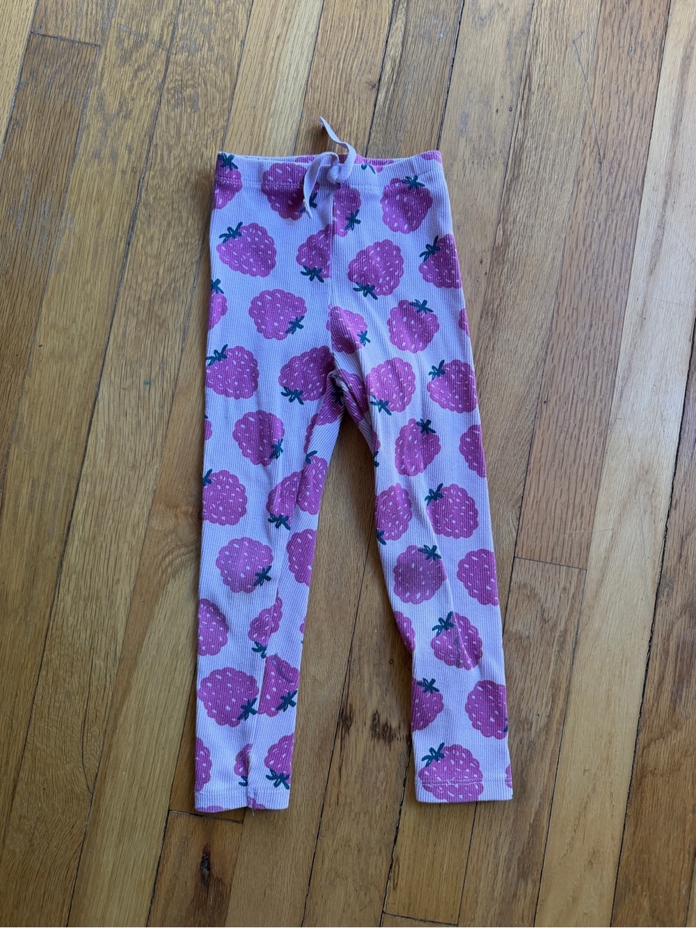 Zara baby raspberry print pink leggings